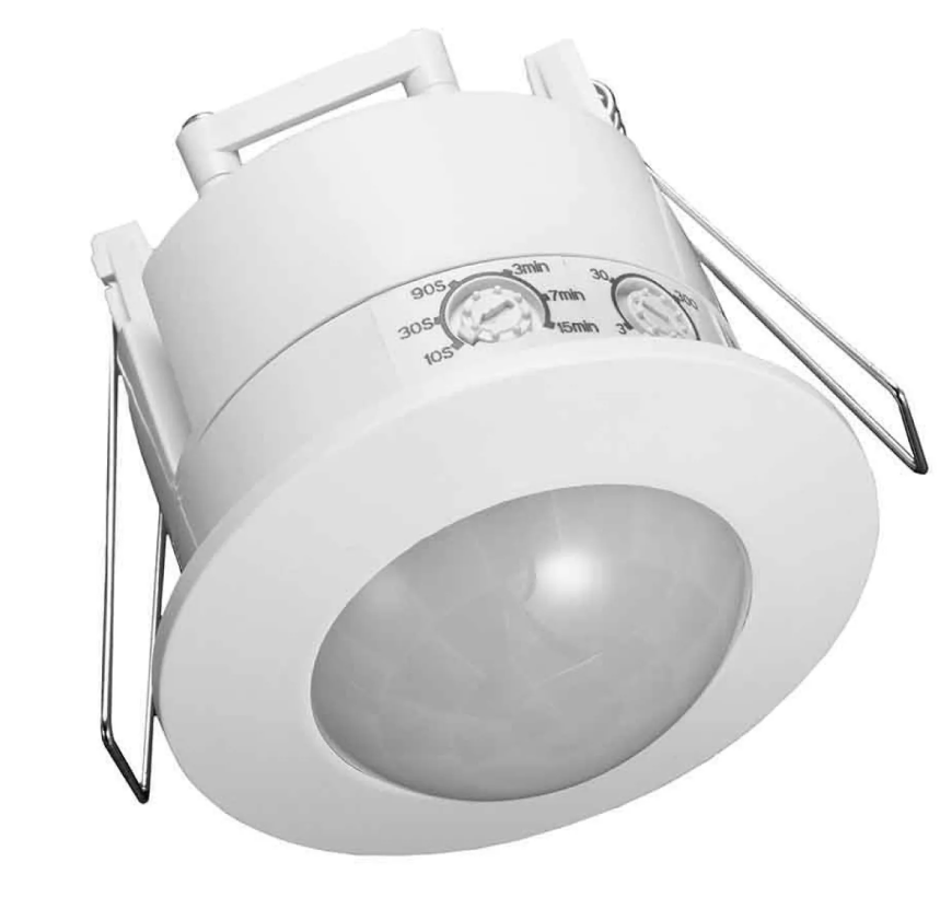 DETECTOR MOVIMENTO ENCASTRAR 360° 6 Metros