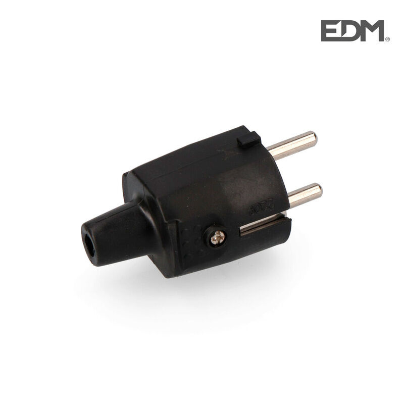 Ficha Borracha 10/16A 250V T/TL IP44 4,8mm PR