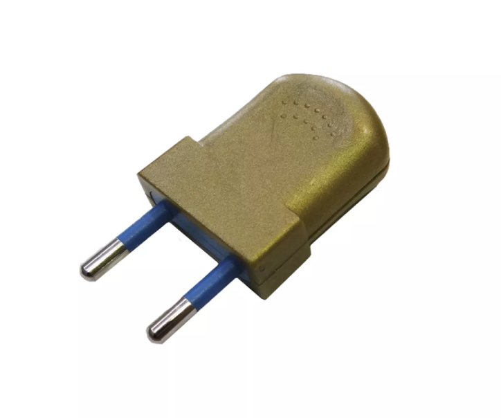 Ficha Europeia Ouro Bipolar 10A 4mm