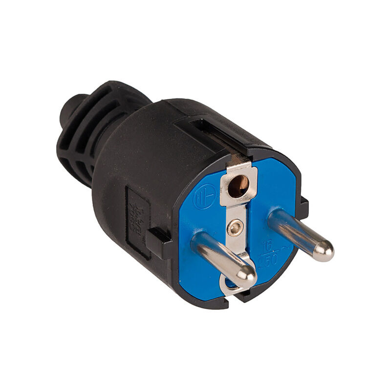Ficha Preta 16A 250V T/TL IP44 4,8mm 706C Solera