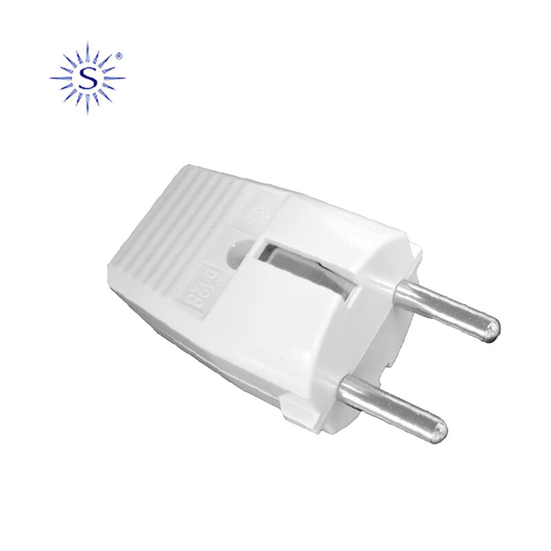 Ficha Schuko T/Tl 4,8mm Retractilado