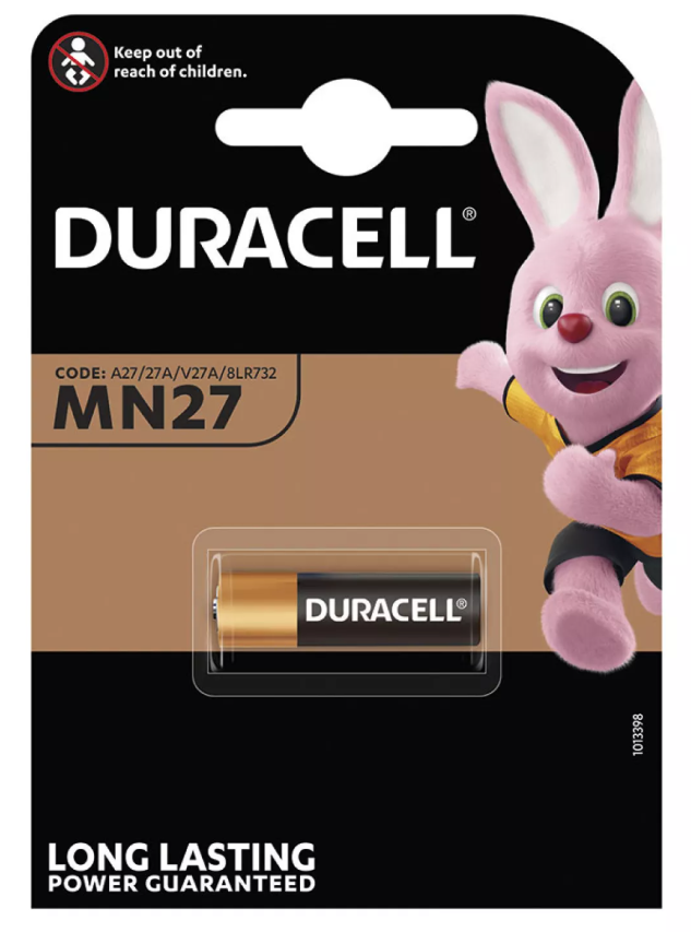 Pilha Alcalina Duracell MN27 V27/A27A