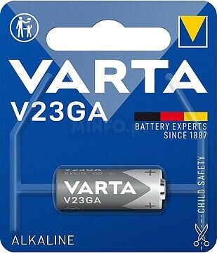 Pilha Alcalina V23GA (23A) 12V Varta p/ comando