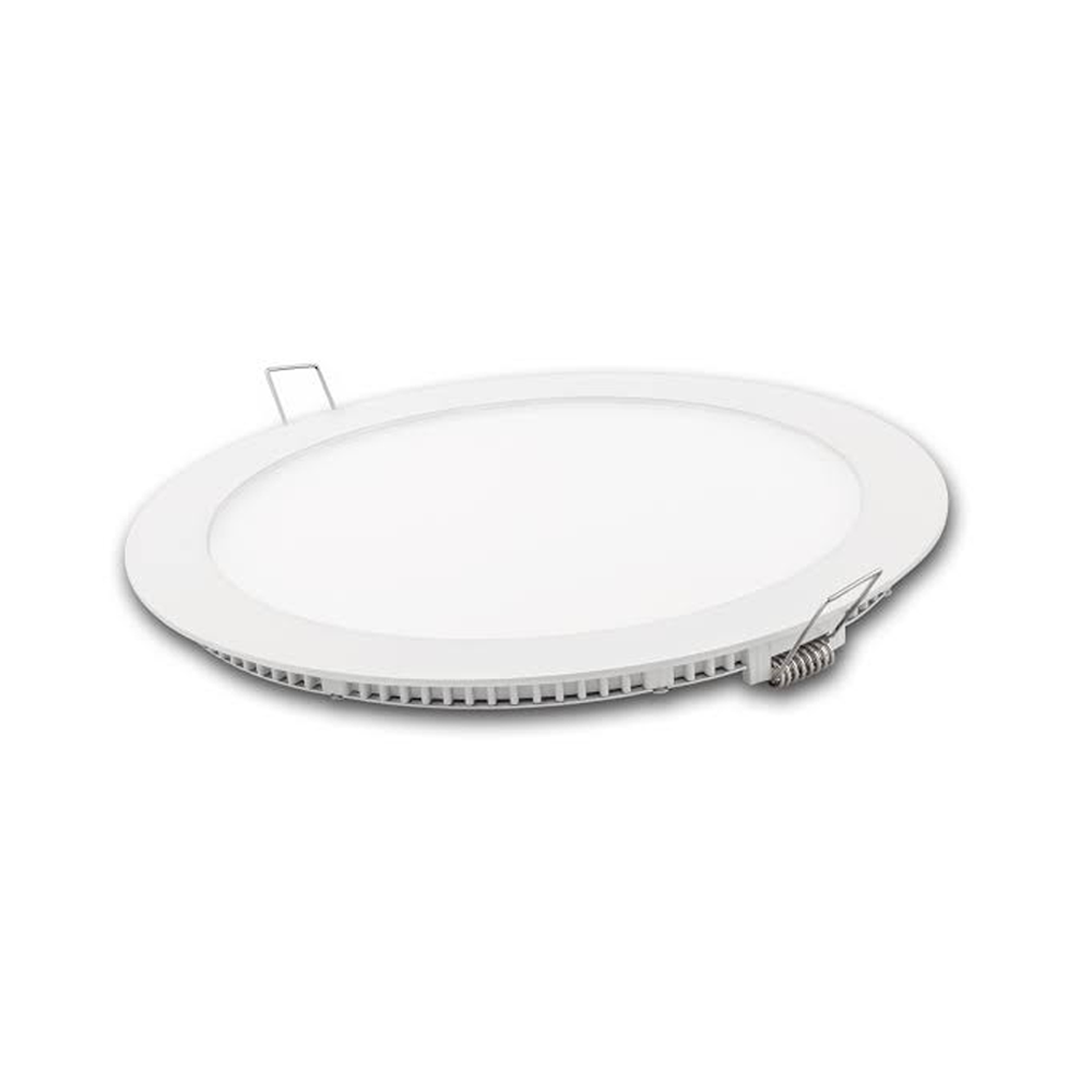 Painel LED embutir 24W redondo branco 3CCT