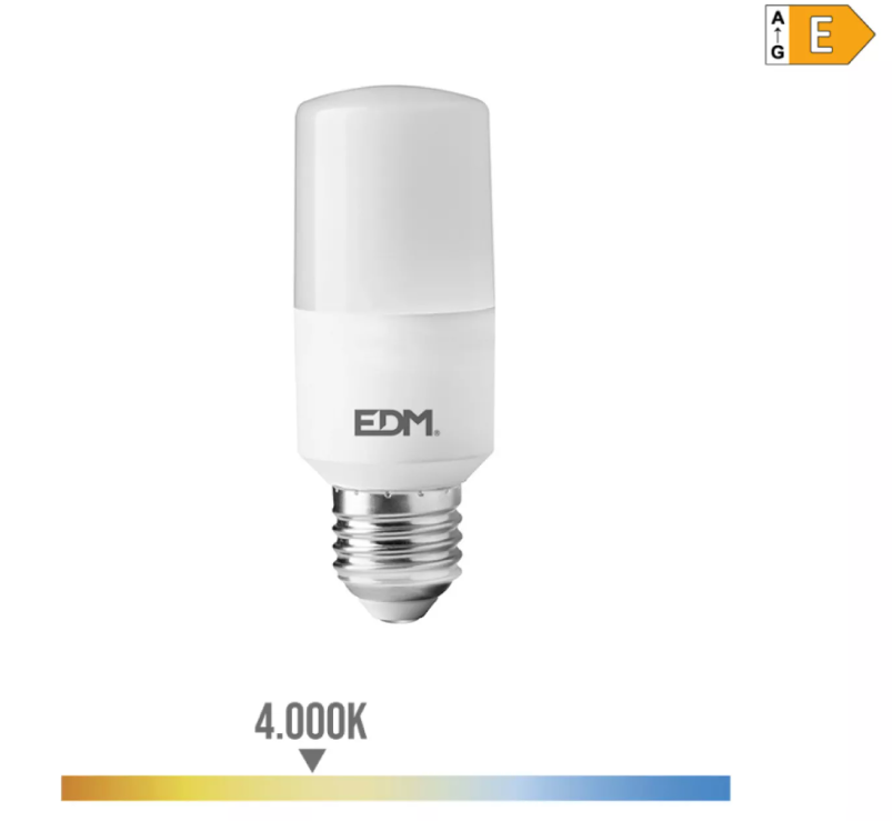 Lâmpada Tubular LED E27 10W 1100LM 4000K
