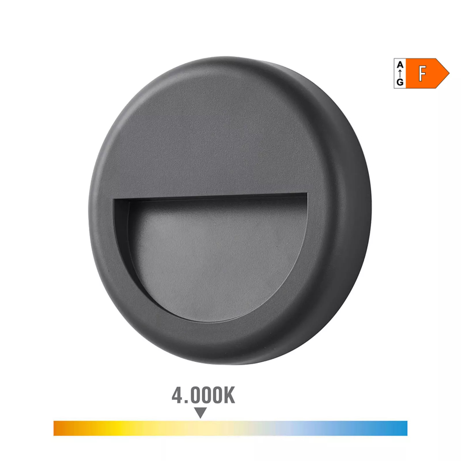 Aplique Led 6W 70 Lumens 4000K IP65 Redondo