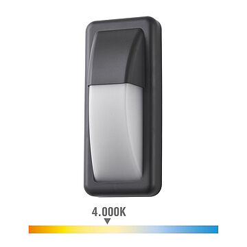 Aplique Led 6W 200 Lumens 4000K IP65 Retangular Vertical
