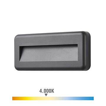 Aplique Led 6W 70 Lumens 4000K IP65 Retangular