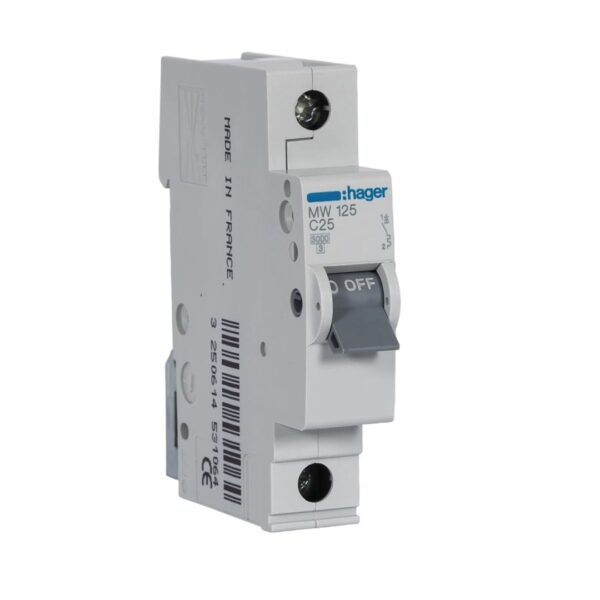 Disjuntor 1P 25A C 3kA 1M