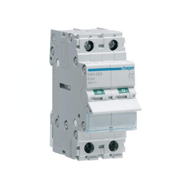 Interruptor Modular 2P 63A