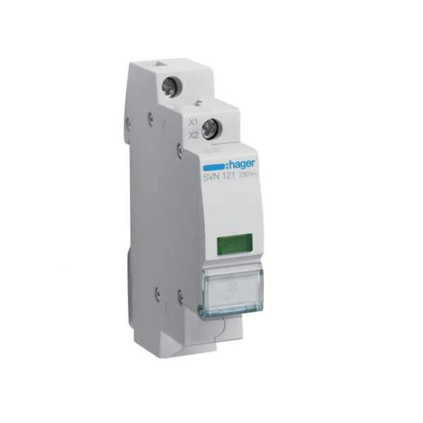 Sinalizador LED verde 230V AC