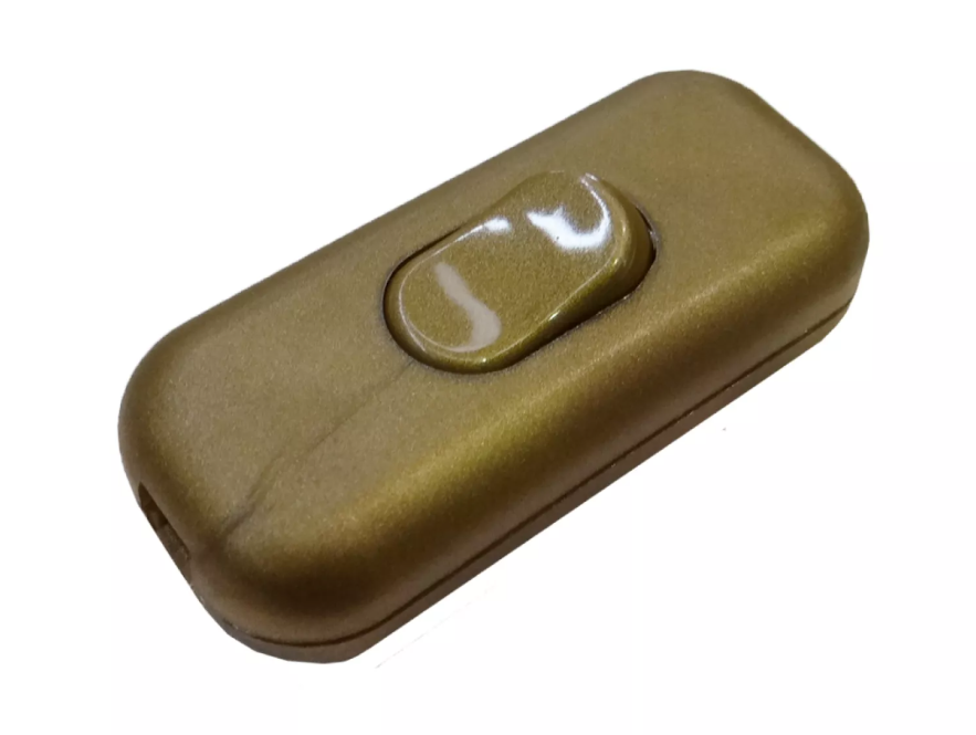 INTERRUPTOR UNIPOLAR 2A MONTADO OURO