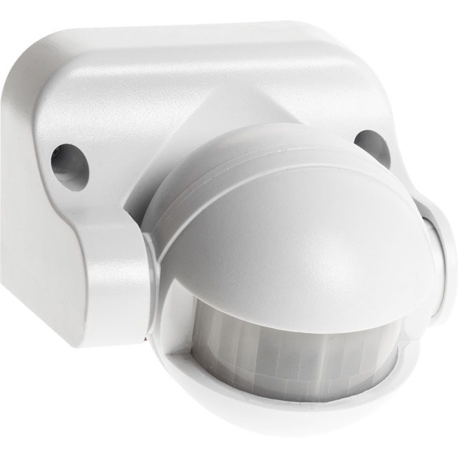 Sensor de movimento IR branco IP44 12M