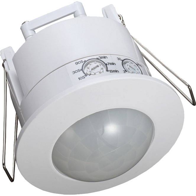 Sensor de movimento IR branco IP20 6M