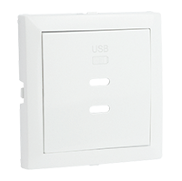 Centro Carregador Duplo USB tipo C Branco