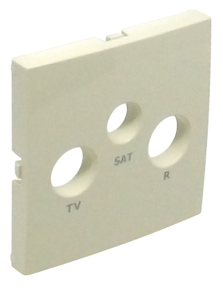 CENTRO PARA TOMADA R-TV-SAT MARFIM