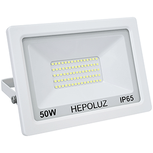 Projetor SMD LED 50W 6000K IP65 Branco