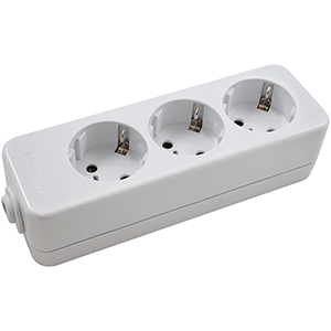 Base 3 Tomadas C T T 16AMP