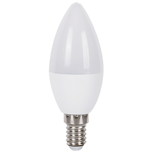 Lâmpada LED vela E14 6W 6000K