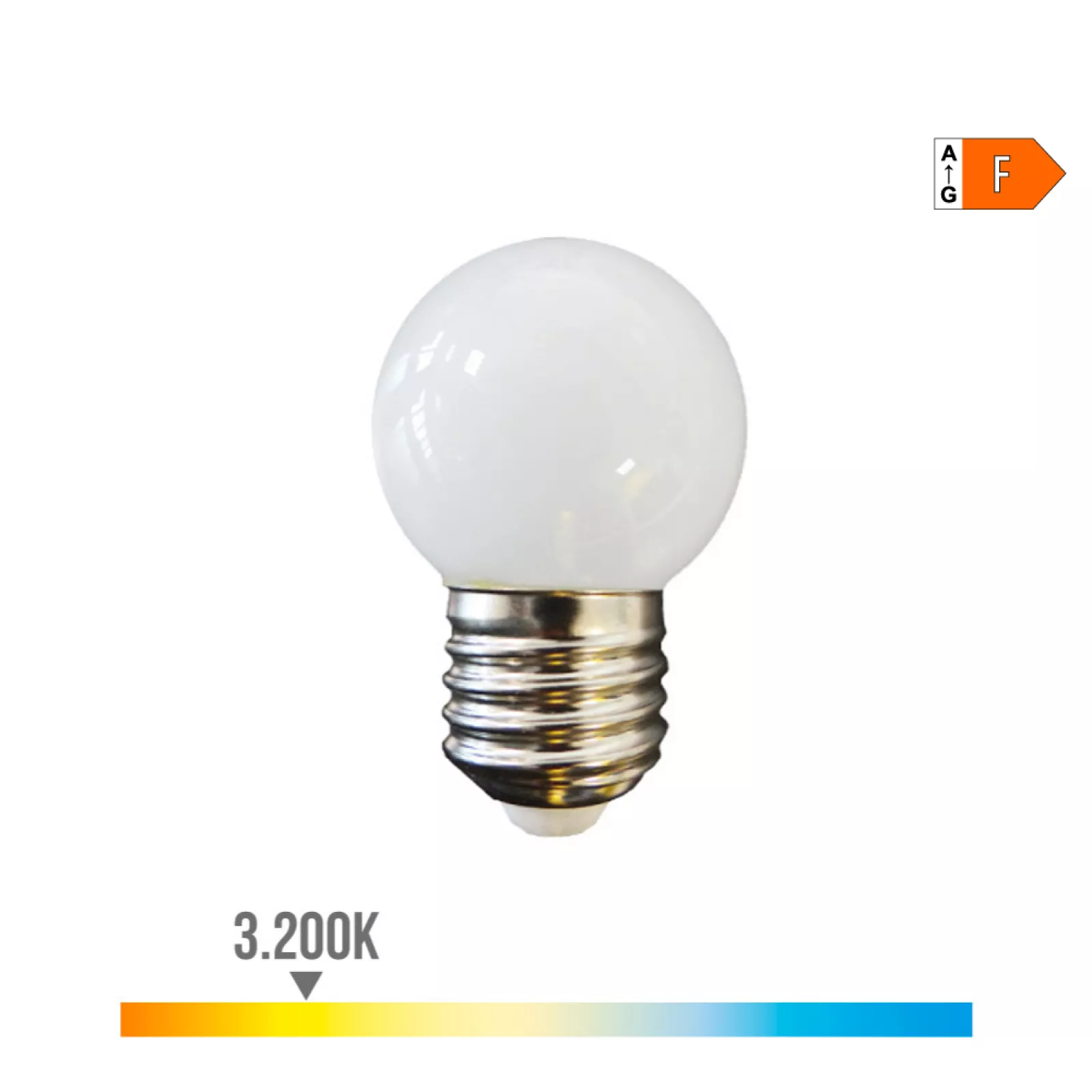 Lâmpada Esférica Led Fosca E27 1,5W 3000K
