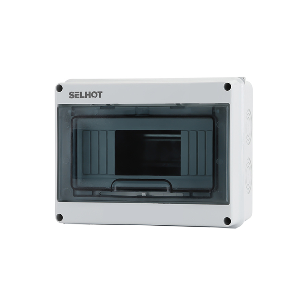 QUADRO SALIENTE ESTANQUE C/ PORTA 8 MODULOS IP 65