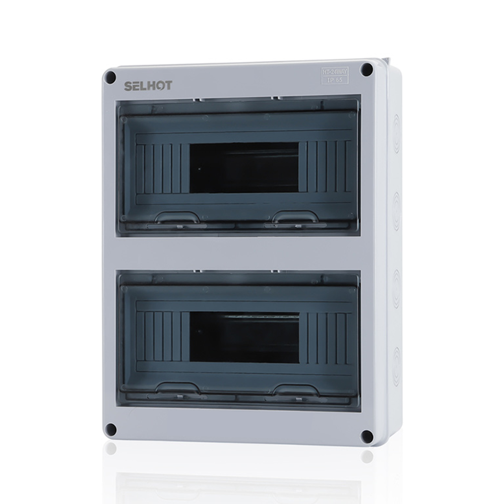 QUADRO SALIENTE ESTANQUE C/ PORTA 24 MODULOS IP 65