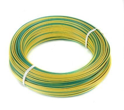 FIO 1.5mm Verde / Amarelo (100M)