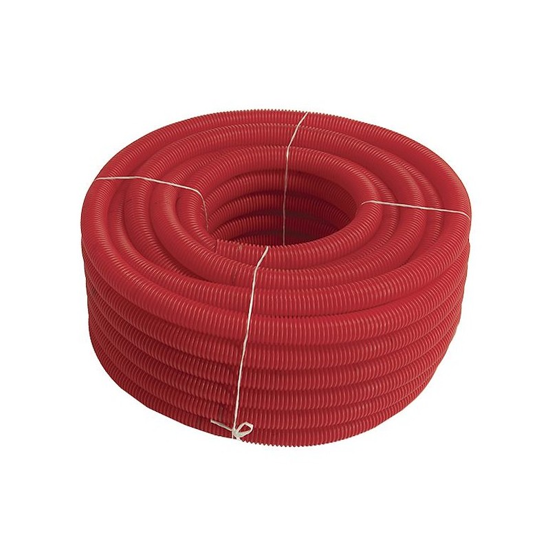 TUBO ANELADO 40 VERMELHO ( 50 METROS )